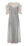 ANNA OCTOBER WOMEN'S ANNA'S PLEASURE GARDEN POLKA DOT ORGANZA MIDI DRESS,770595