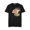 DSQUARED2 BLACK PRINTED COTTON T-SHIRT