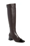 GIANVITO ROSSI CAP TOE OVER THE KNEE BOOT,G80568-45RIC-VEN