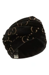 GUCCI GG JACQUARD VELOUR HEADBAND,5802533GD73