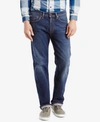 Levi's Big & Tall 505 Mens Indigo Wash Regular Fit Straight Leg Jeans In Hawker Stretch - Waterless