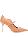 Malone Souliers Beige Maureen 85 Pointed Toe Pumps In Neutrals