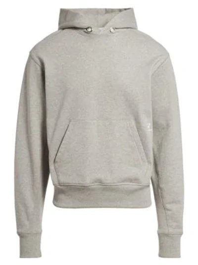 Helmut Lang Men's Back Logo Hoodie In Precision