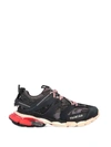 Balenciaga Track Mesh Running Sneakers In Black Grey