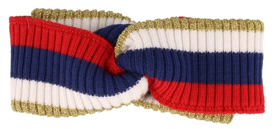 Gucci Sylvie Web Wool Headband In Multicolor