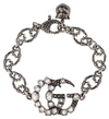 GUCCI DOUBLE G BRACELET WITH CRYSTALS,11004976