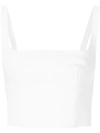 DION LEE BONDED BUSTIER TOP