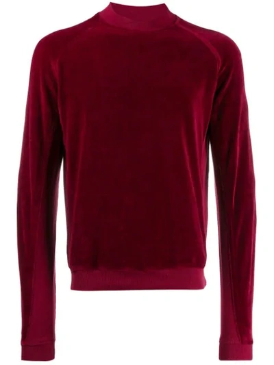 Haider Ackermann Textured Sweatshirt In Red