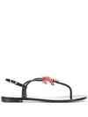 GIUSEPPE ZANOTTI EMBELLISHED HOLLIE SANDALS