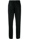 ANN DEMEULEMEESTER HIGH-WAISTED CROPPED TROUSERS