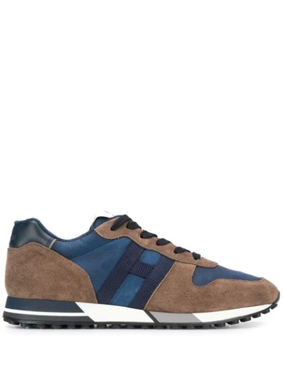 Hogan Low Top Trainers In Blue