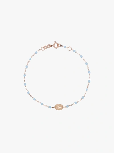 Gigi Clozeau 18k Rose Gold Madone 17 Cm Beaded Bracelet