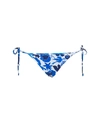 La Doublej Printed Triangle Bikini Top