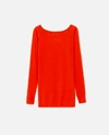 STELLA MCCARTNEY STELLA MCCARTNEY ORANGE KNIT JUMPER,39984665