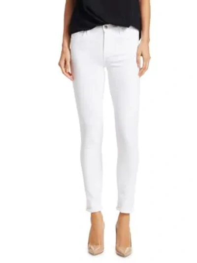 J Brand 811 Mid-rise Skinny Jeans In White