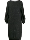 BRUNELLO CUCINELLI SEQUINNED KNIT DRESS