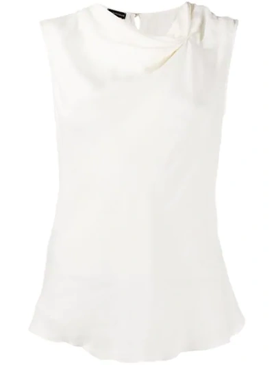 Emporio Armani Tank-style Blouse In White