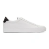 Givenchy Urban Street Low-top Leather Trainers In White Black