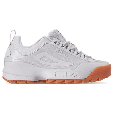 Fila Men's Disruptor 2 Premium Shine Casual Shoes In White