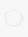 ANISSA KERMICHE WHITE SHELLEY BAROQUE PEARL NECKLACE,N100114011702