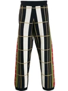 GUCCI CHECKED KNITTED TROUSERS