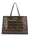 VIVIENNE WESTWOOD LIGHTNING BOLT TOTE BAG