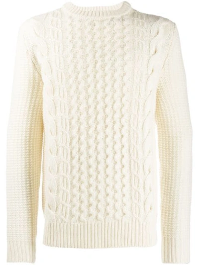 Woolrich Wool Cable Knit Sweater In 8929