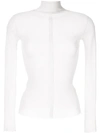 DION LEE FITTED RIBBED TOP