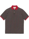 GUCCI OVERSIZE POLO WITH GG STAR PRINT