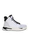 BALMAIN B-BALL SNEAKERS IN WHITE COLOR LEATHER,11005805
