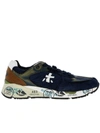 PREMIATA SNEAKERS IN NYLON SUEDE AND AGED LEATHER,11004567