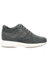 HOGAN INTERACTIVE SNEAKERS IN LUREX SUEDE WITH H STRASS,11002520