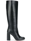 Red Valentino Red(v) Avired Boots In 0no  Nero