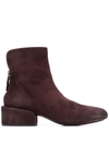 MARSÈLL REAR-ZIP ANKLE BOOTS