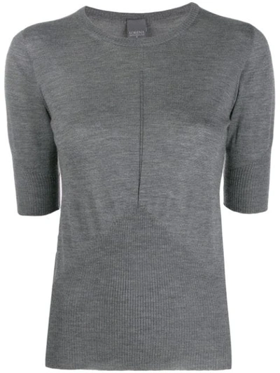 Lorena Antoniazzi Cashmere Knitted Top - 灰色 In Grey
