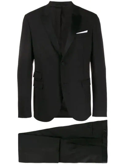 Neil Barrett Two Piece Corduroy Suit In Black