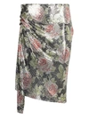 RABANNE PRINTED MINI MIDI SKIRT,11005906