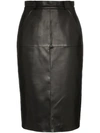 WE11 DONE HIGH-WAISTED PENCIL SKIRT