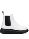 ALEXANDER MCQUEEN CHUNKY SOLE CHELSEA BOOTS