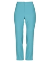 Armani Collezioni Casual Pants In Turquoise