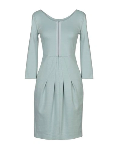 Emporio Armani Short Dress In Light Green