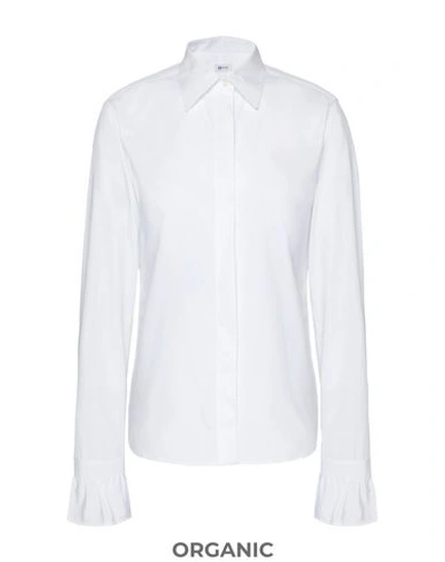 8 By Yoox Solid Color Shirts & Blouses In White