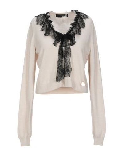 Love Moschino Cardigan In Beige