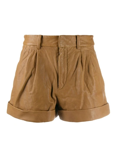 Isabel Marant Étoile Cuffed Shorts In Brown