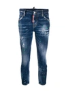 DSQUARED2 COOL GIRL CROPPED JEANS,S72LB0209S3034213963394