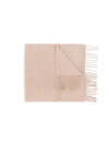 Max Mara Fringed Scarf In Neutrals