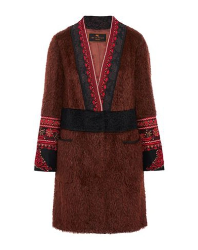 Etro Coats In Brown
