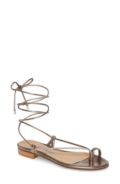 Emme Parsons Emme Parson Ava Toe Loop Sandal In Platinum