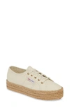 Superga 2730 Cotropew Espadrille Platform Sneaker In Cafe Noir