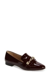 KARL LAGERFELD NIKKI BUCKLE PATENT LEATHER LOAFER,KL294449